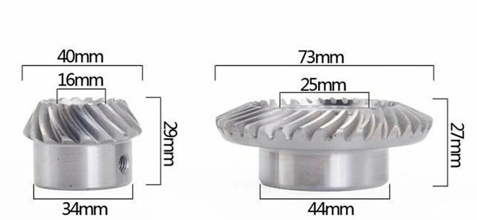 1Set (2pcs) Spiral Bevel Gear C77+C96 For 3# 4# Milling Machine Lifting