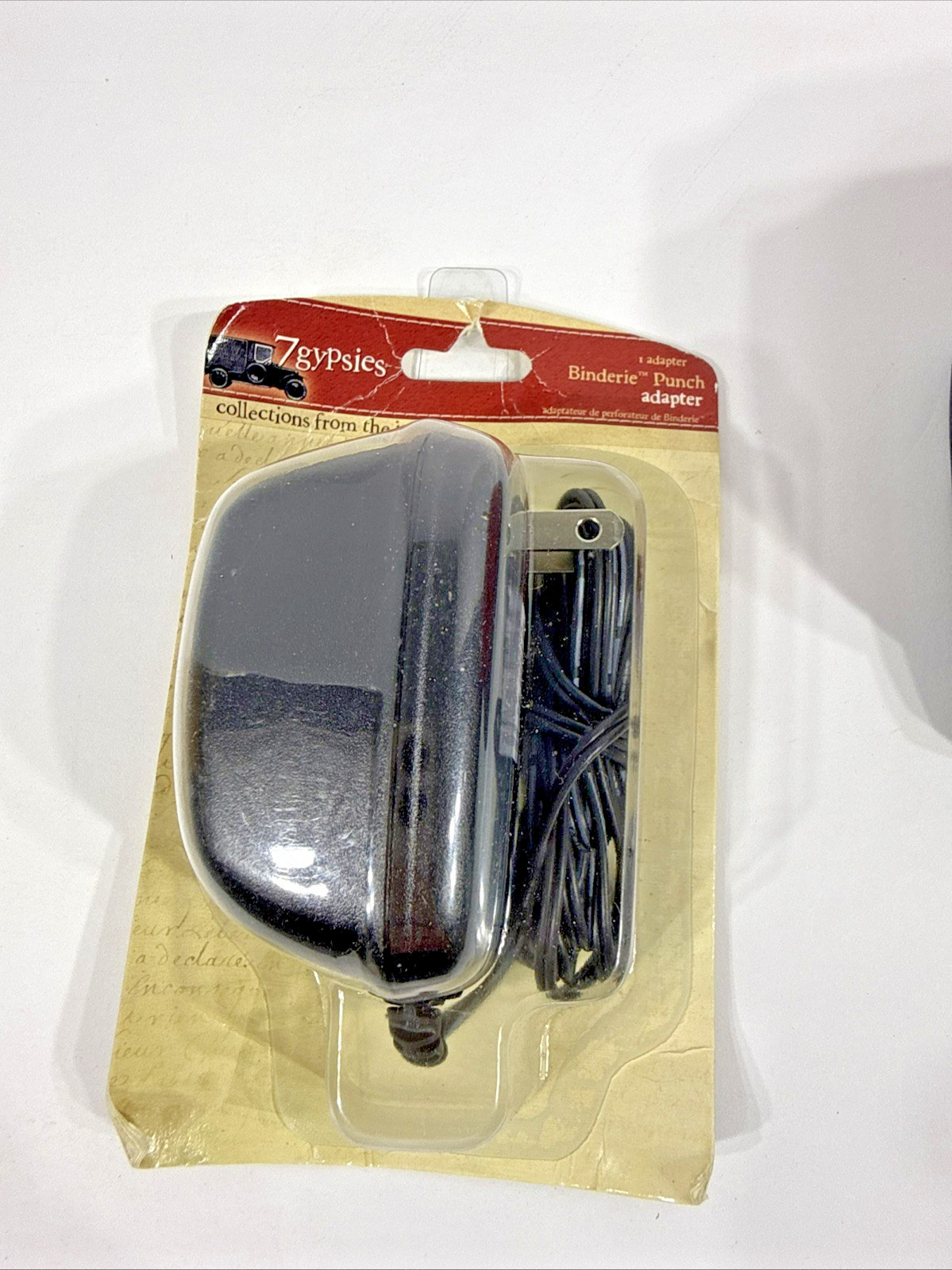 Gypsies Binderie 2 Hole Punch Binder DC Powered Bookbinding Red 10074