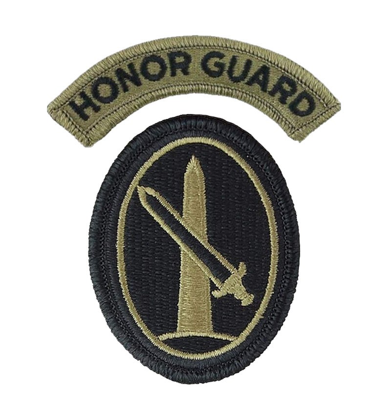 Army Military District of Washington OCP Patch & Honor Guard Tab
