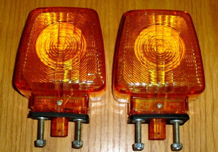 Lot of 2 Harvester International Bus Truck Signal Light
