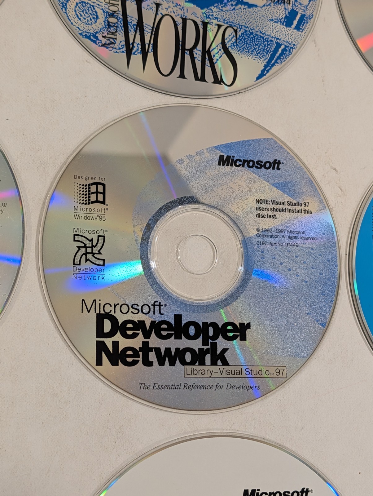 11 Loose Microsoft Windows Software PC CD-ROM Lot | Discs Only
