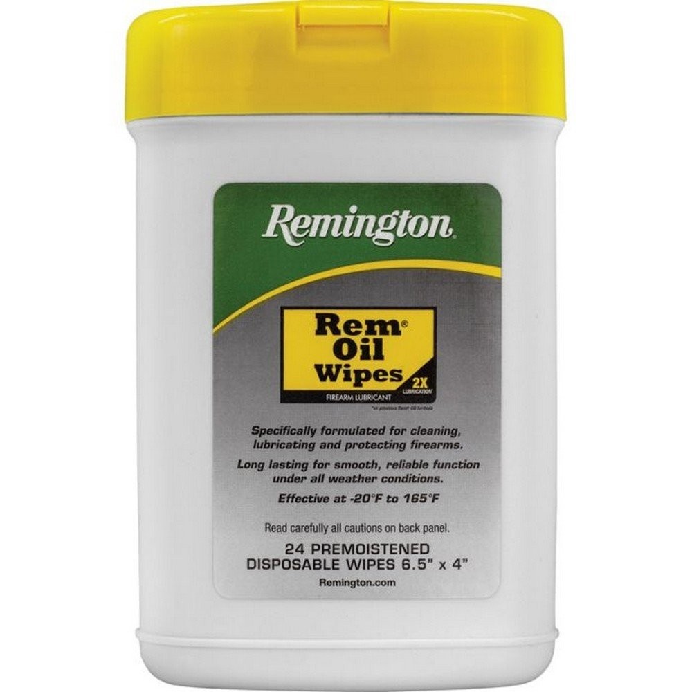 Remington Plastic Regular Shooting White Frame Cleaning Oil Wipes - 16325