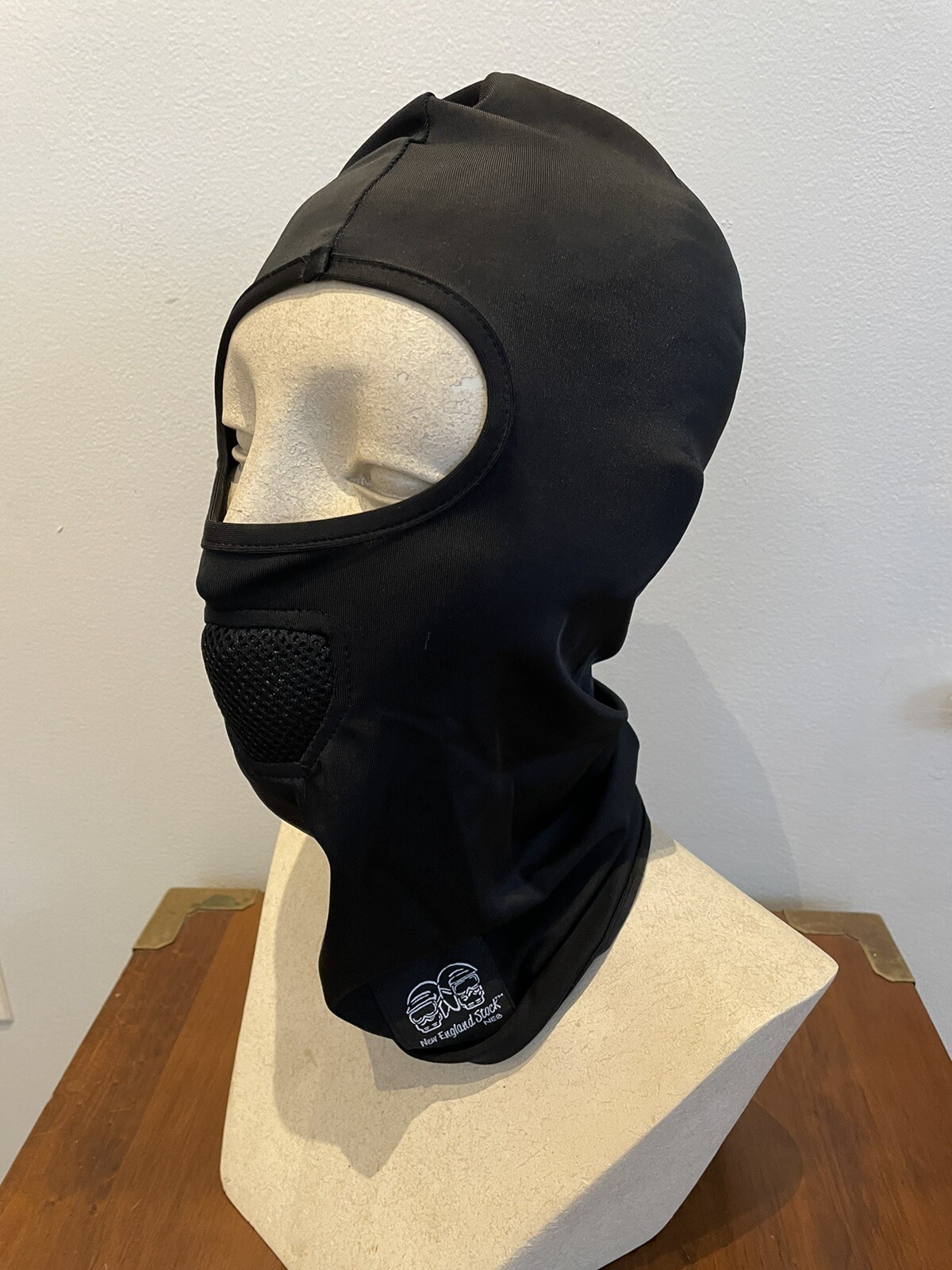 NIP New England Stock BLACK Breathable Balaclava Made in the Berkshires USA L/XL