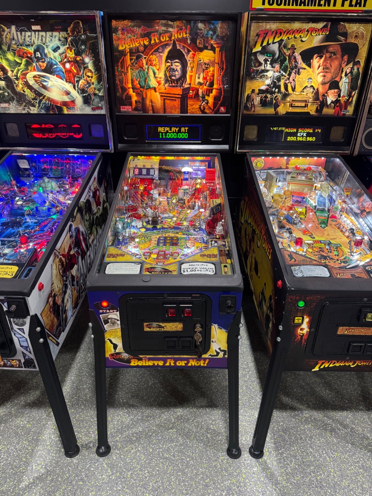 Ripleys Believe It or Not Pinball Machine Stern Orange County Pinballs FREE SHIP
