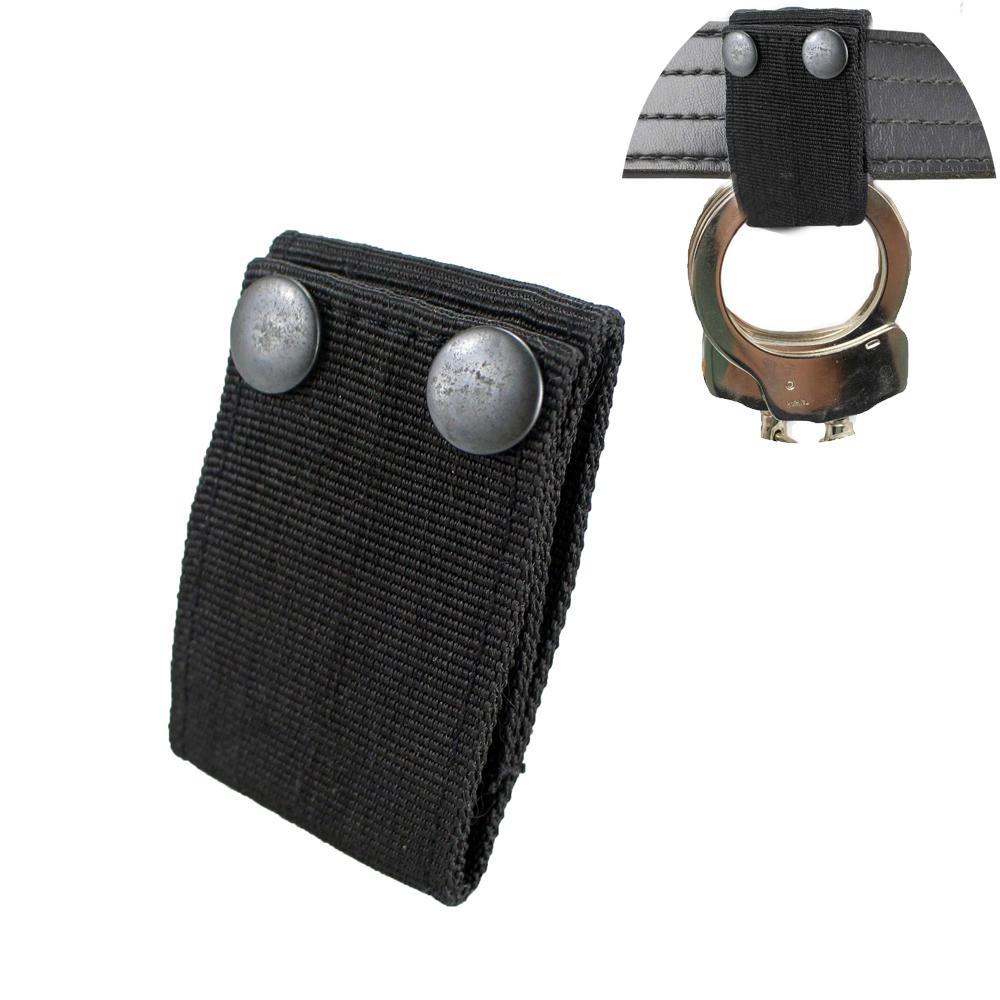 Nylon Handcuff Strap Holder Safety Snap by Perfect Fits a 2" Duty Belt