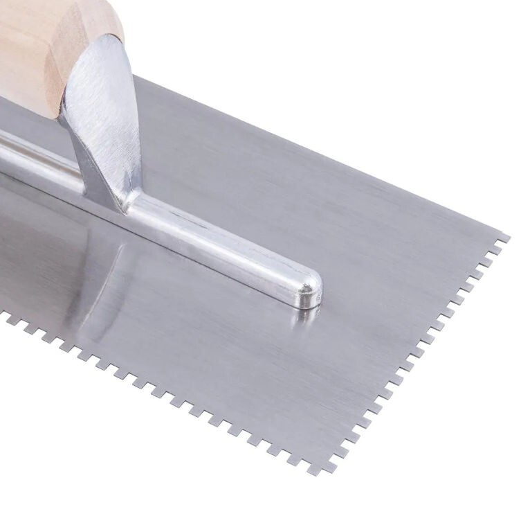 QEP/Roberts Square Notch Pro Trowel for Parque Flooring Adhesive 1/8x1/8x1/8" SQ