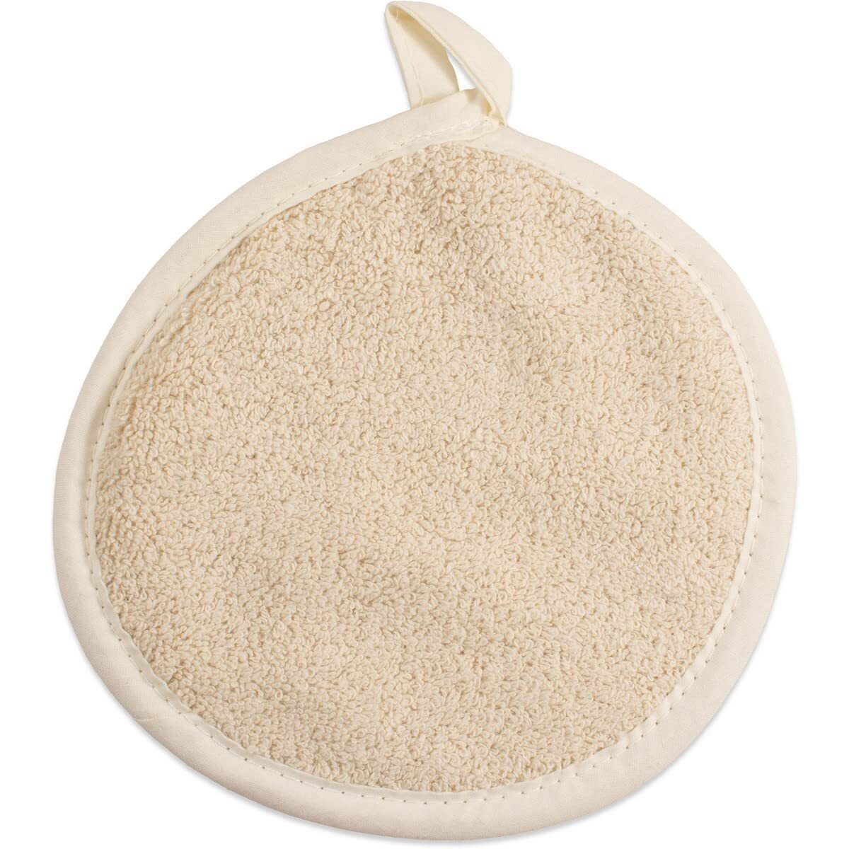 San Jamar 813RPH Terry Cloth Pot Holder - 8" Round