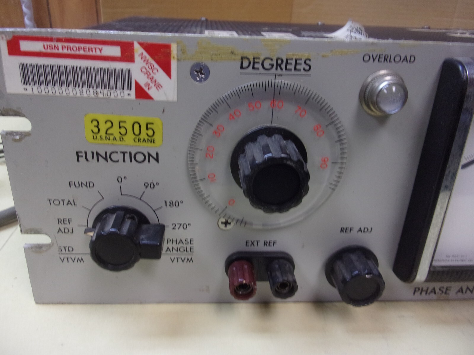 North Atlantic VM-204-S-206 Multi Frequency Phase Angle Voltmeter