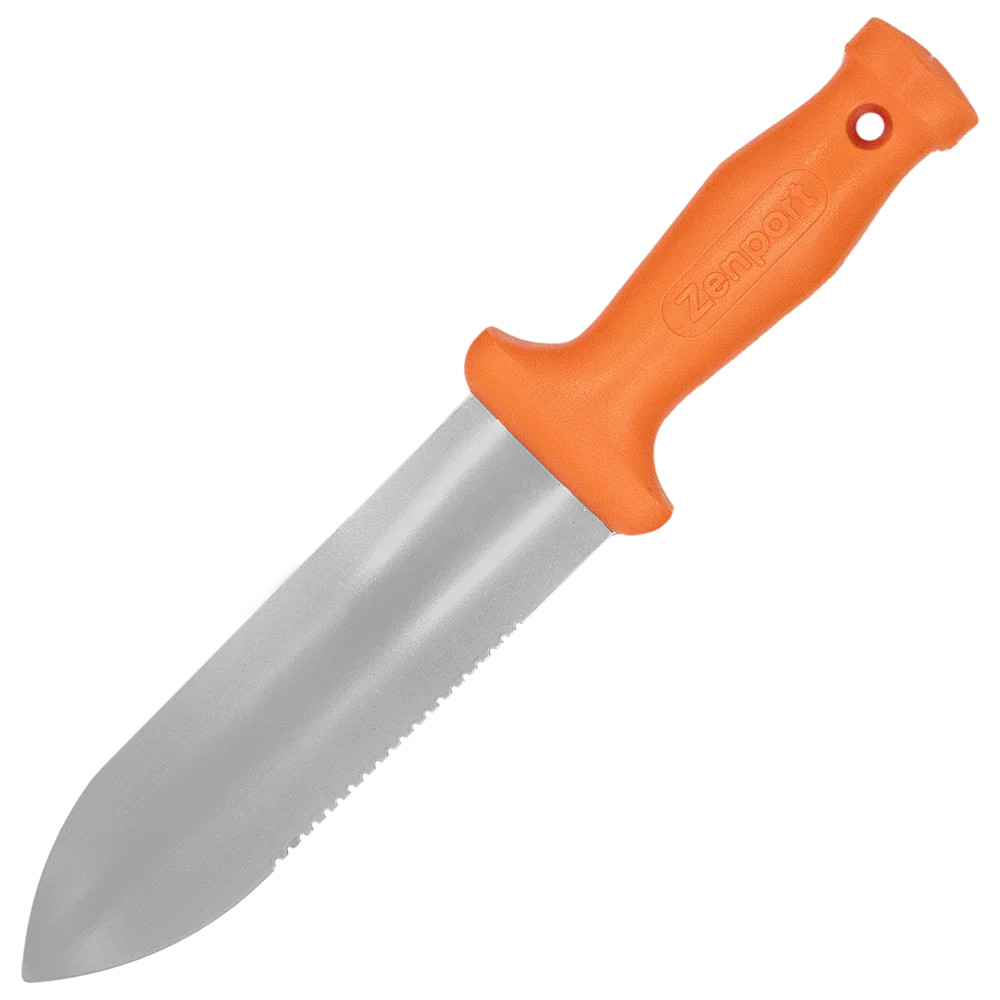 Zenport K245 ZenBori Soil Knife, Serrated 6 Inch Stainless Steel Blade