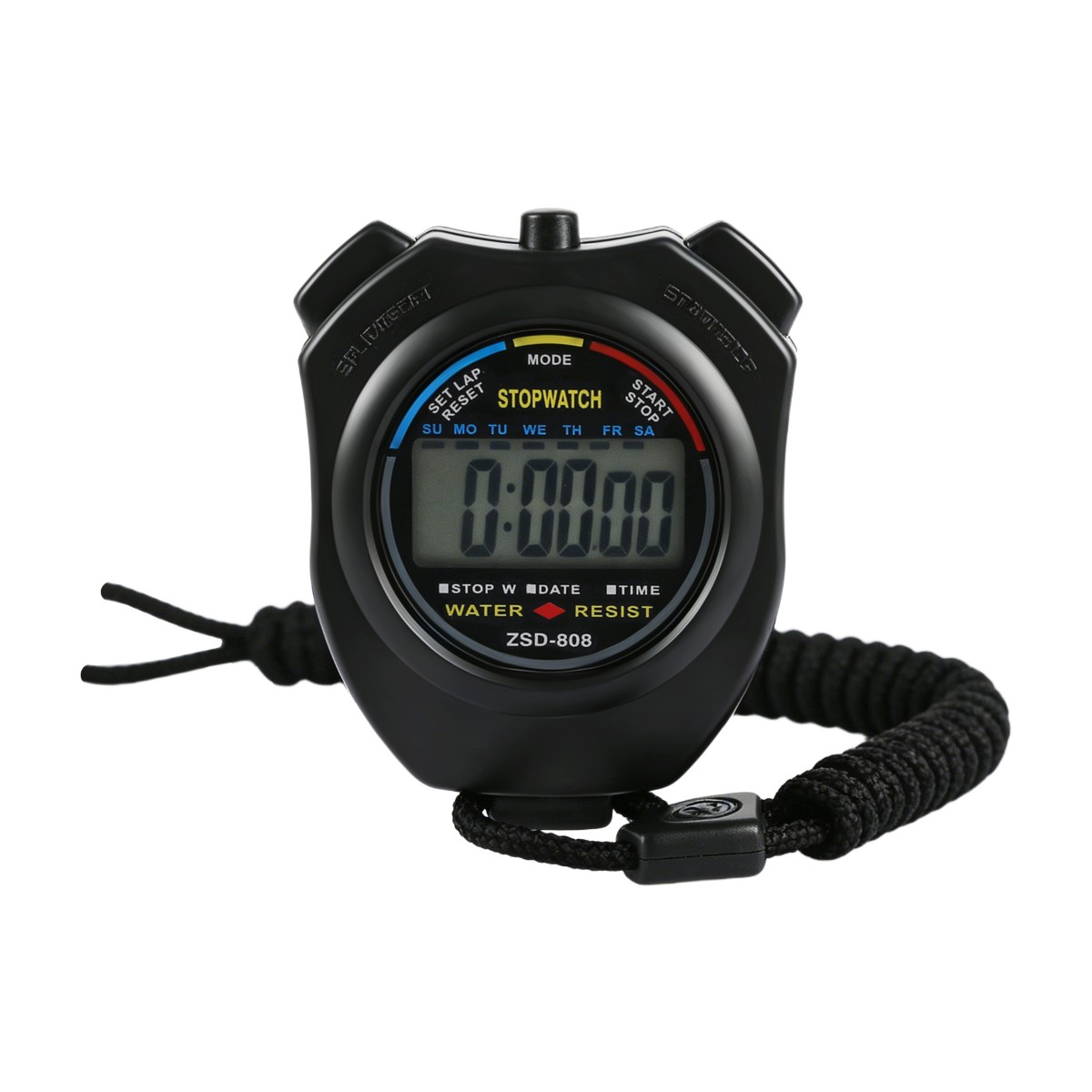 2x Multi-Function Electronic Digital Sport Stopwatch Timer, Large Display & Date