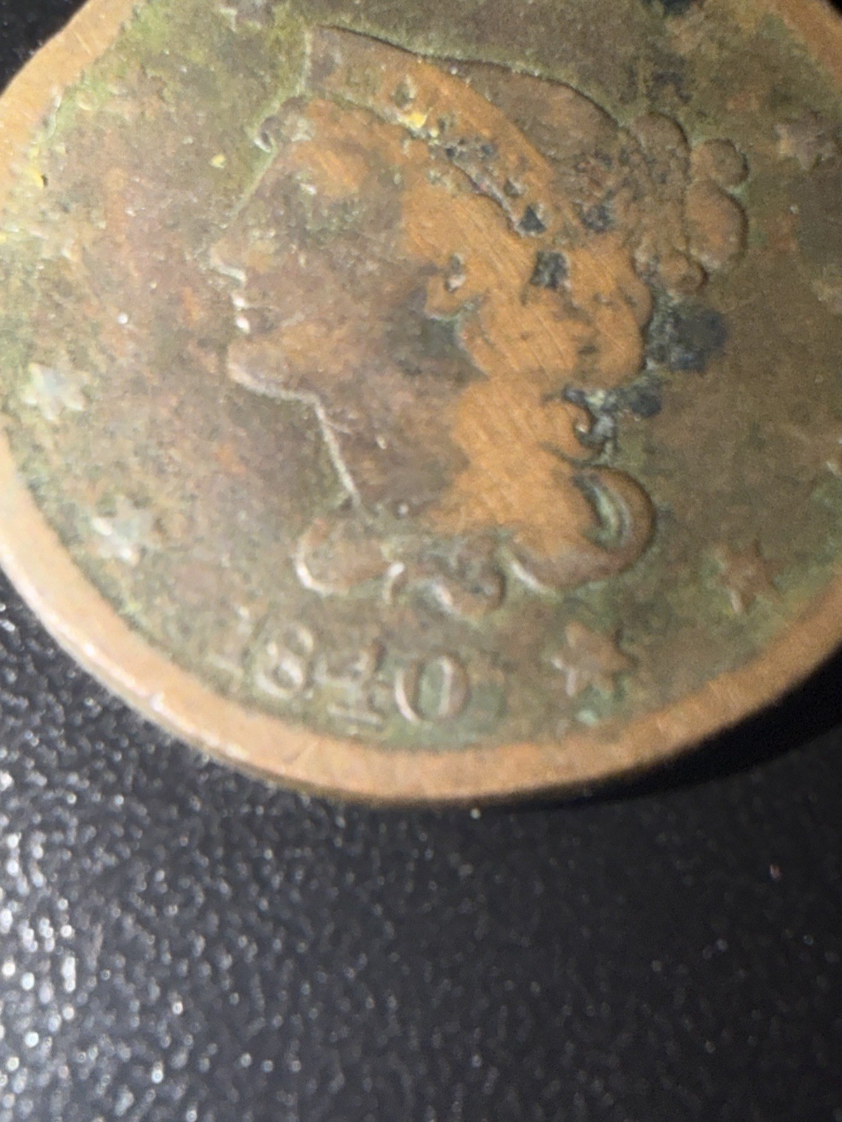 1840 Large Date Large Cent G