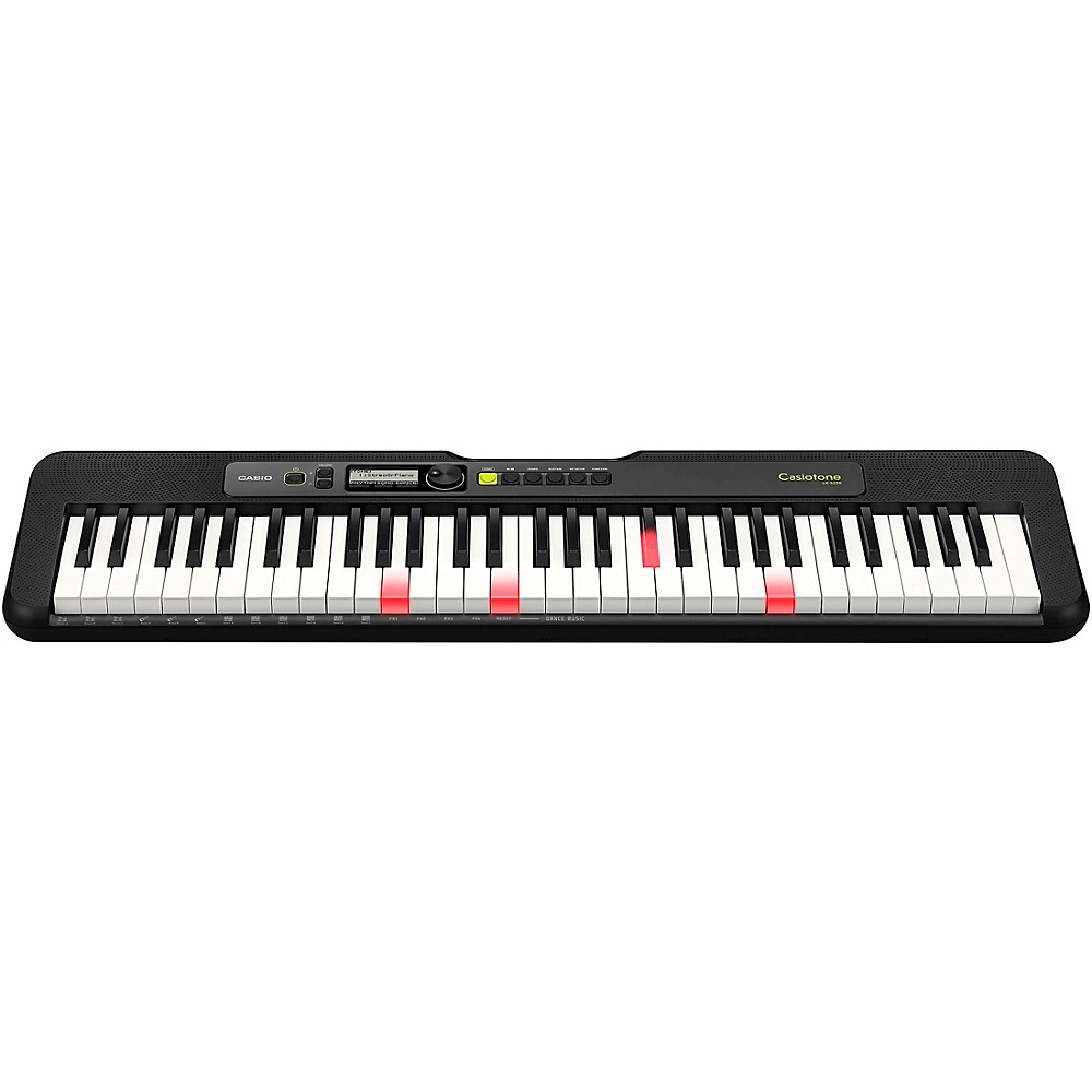 Casio Casiotone LKS250 Lighted 61Key Digital Keyboard Essentials Bundle Black