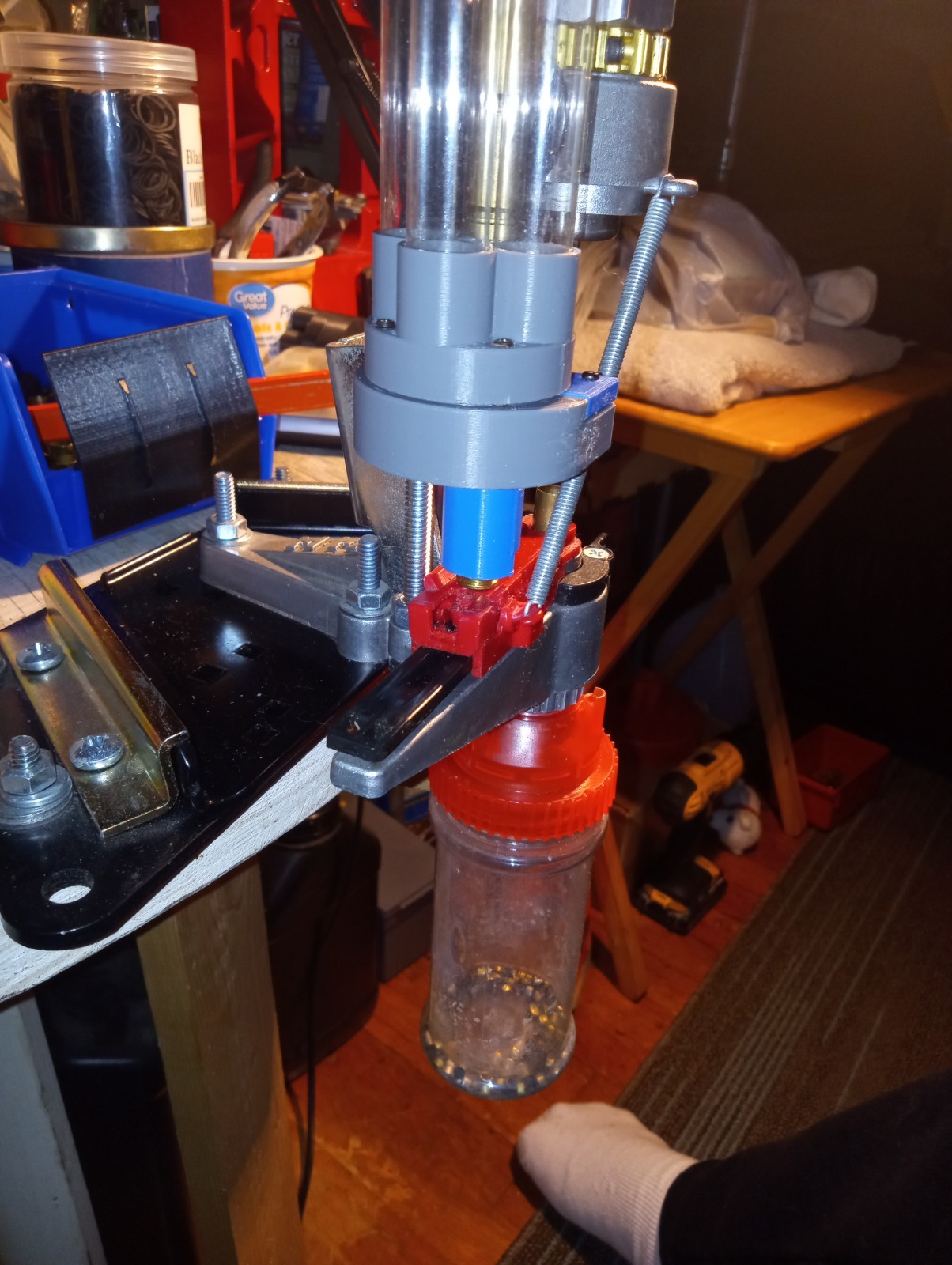 Lee APP Universal Case Feeder 3D Printed With 3 Case Adapters,No More Adjusting
