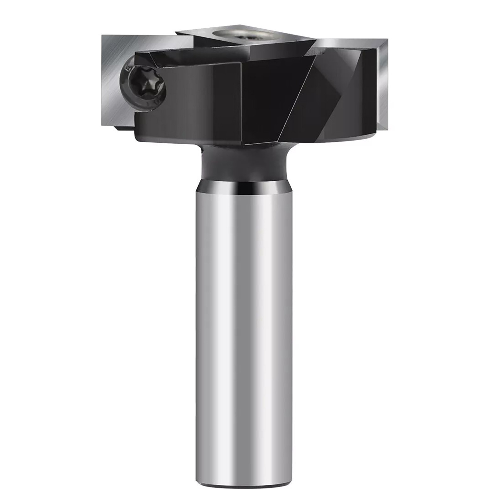 CNC Four Blade Cutter Router Bit 1/2" Shank 2+2 Inserts Cutter Planing Bit