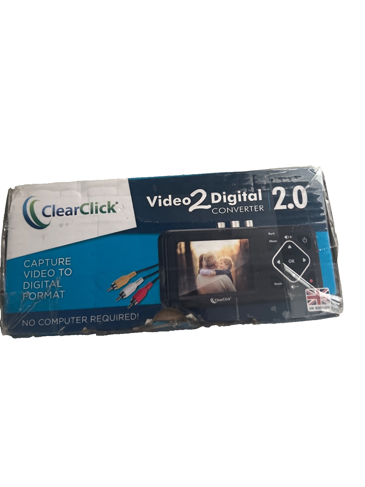 ClearClick Video to Digital Converter 2.0 - Record Video from VCR, VHS, AV, RCA