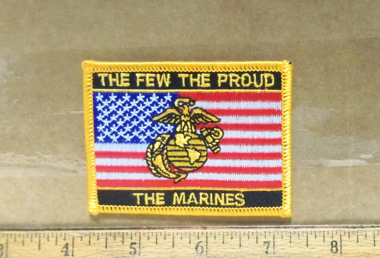 The Few the Proud the Marines with United States Flag & EG&A Embroidered Patch