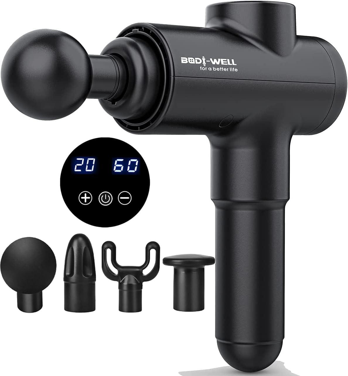 Massage Gun Deep Tissue, Muscle Massage Gun with 9 Attachment Heads 20 Speeds