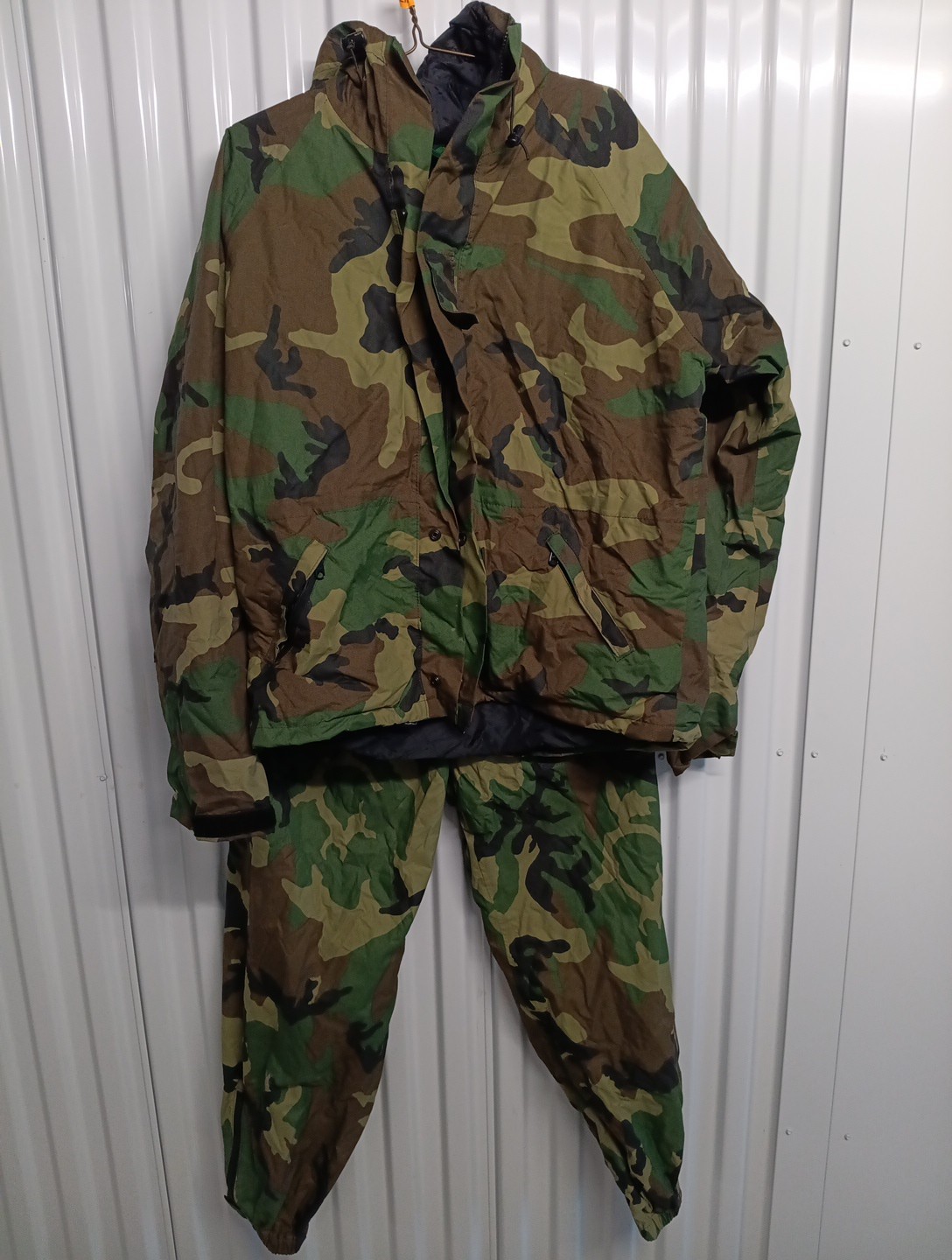 Log House Designs Gore-Tex Parka & Pants Woodland Camo XL Best Defense Outerwear