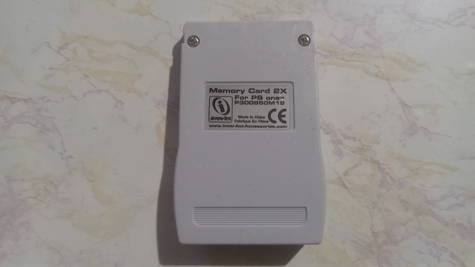 Playstation 1 2x PS One Memory Card By Interact PS1