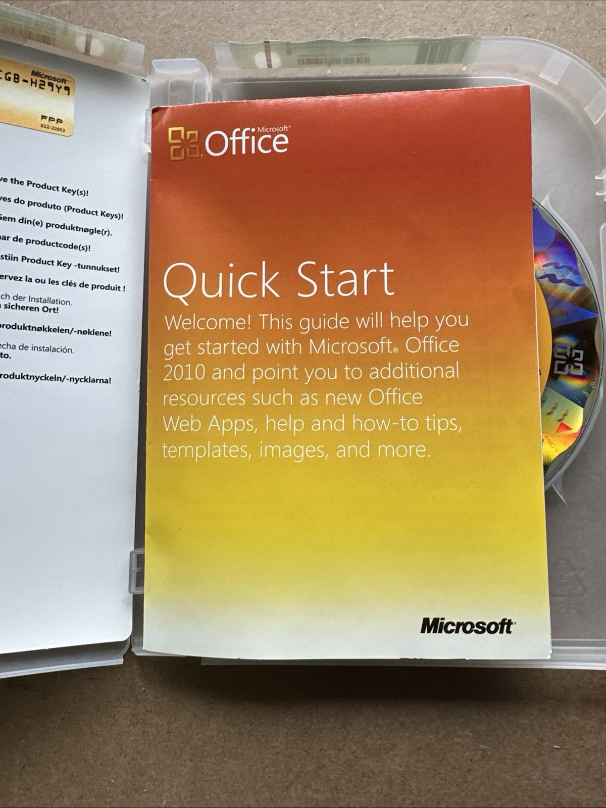 Microsoft Office Home and Student 2010 Software for Windows (79G-02144)