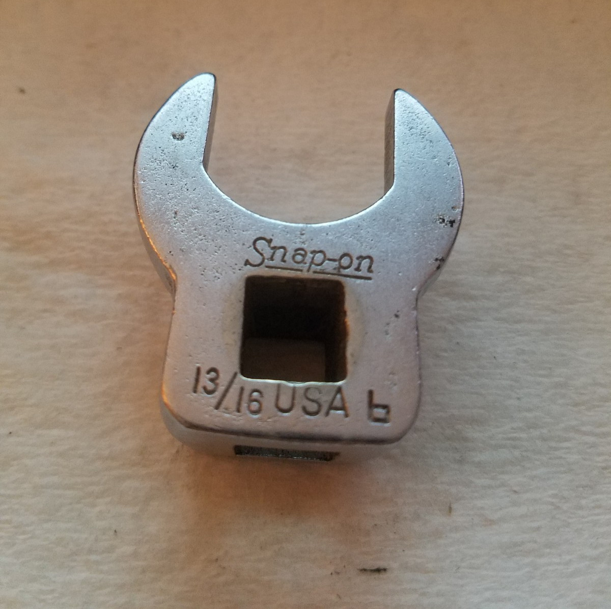 SNAP ON 3/8" Drive 13/16" OPEN END CROW FOOT WRENCH MADE IN THE USA