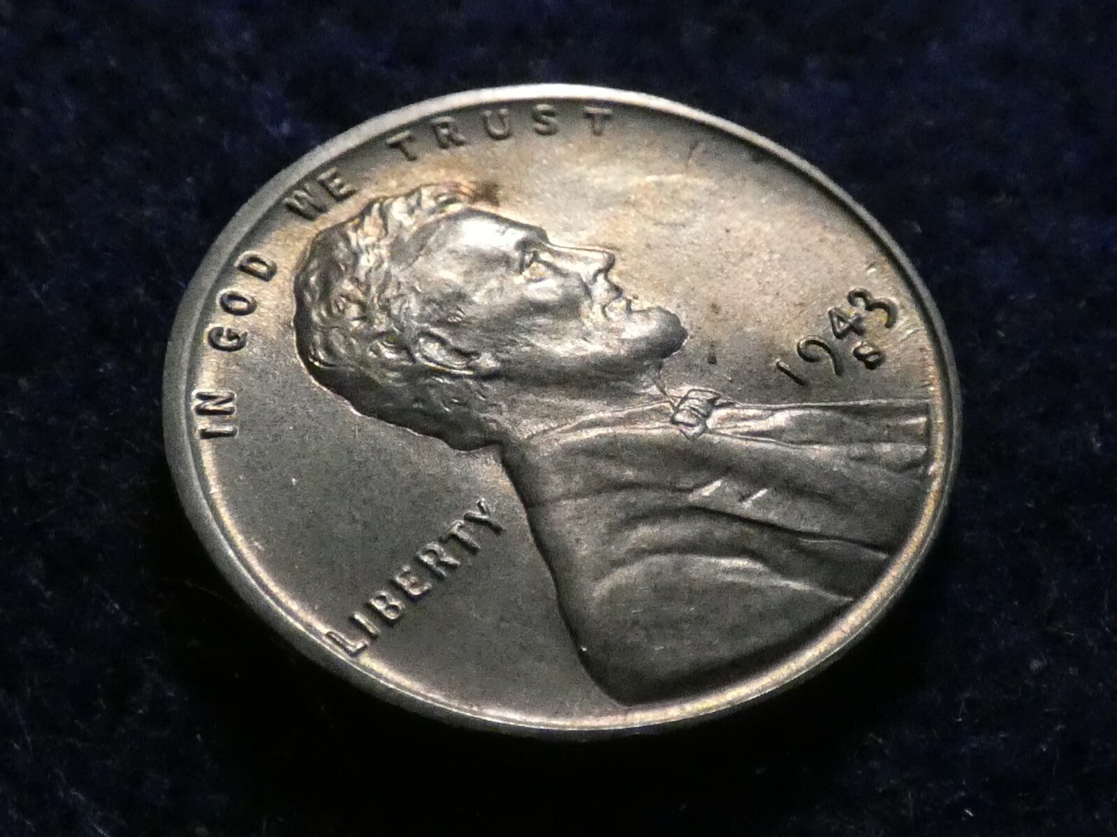 1943-S Lincoln Wheat Cent with Obverse & Reverse Die Crack Errors #848