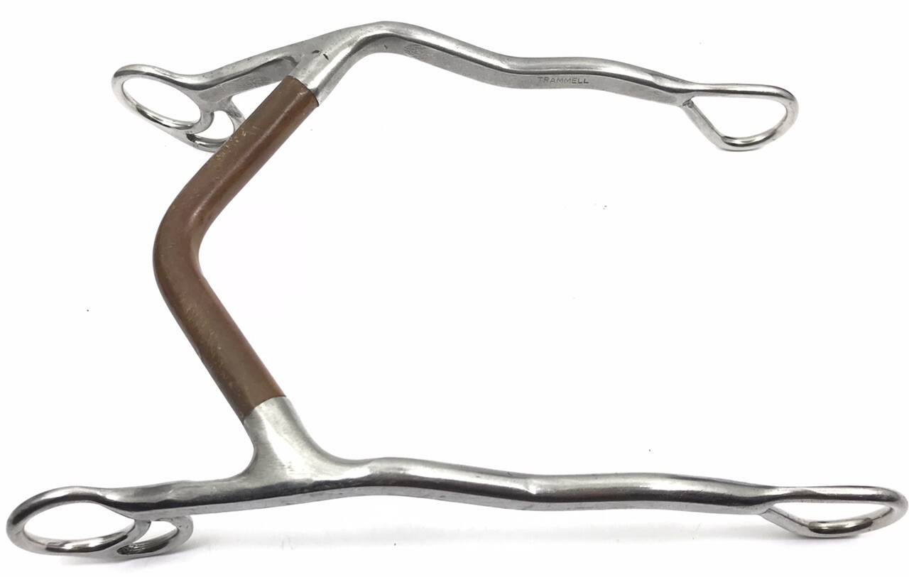 Trammell Western Cheek Horse Copper Mouth Horse Bit Equine Tack 2732-MX
