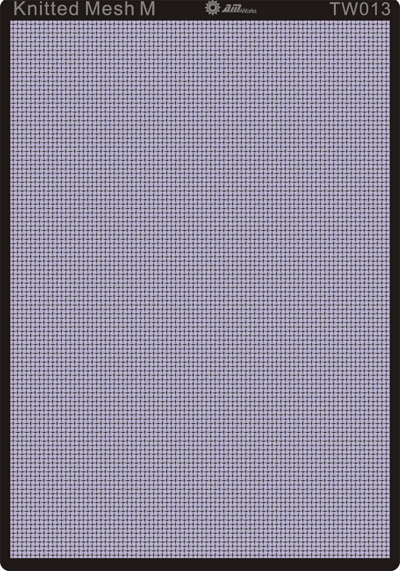 TW015 Diamond Mesh Small 0.4mm Spacing Metal Detail-Up Parts Accessory