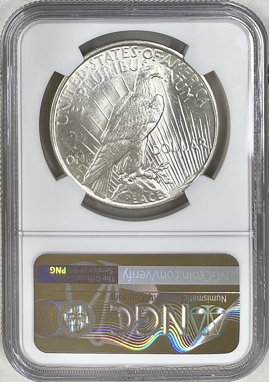 1926 D PEACE SILVER DOLLAR NGC MS64