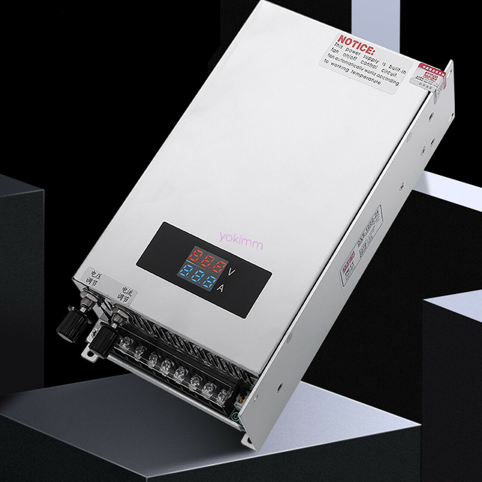 DC 0-48V 20A Adjustable Switching Power Supply Voltage & Current 1000W Variable