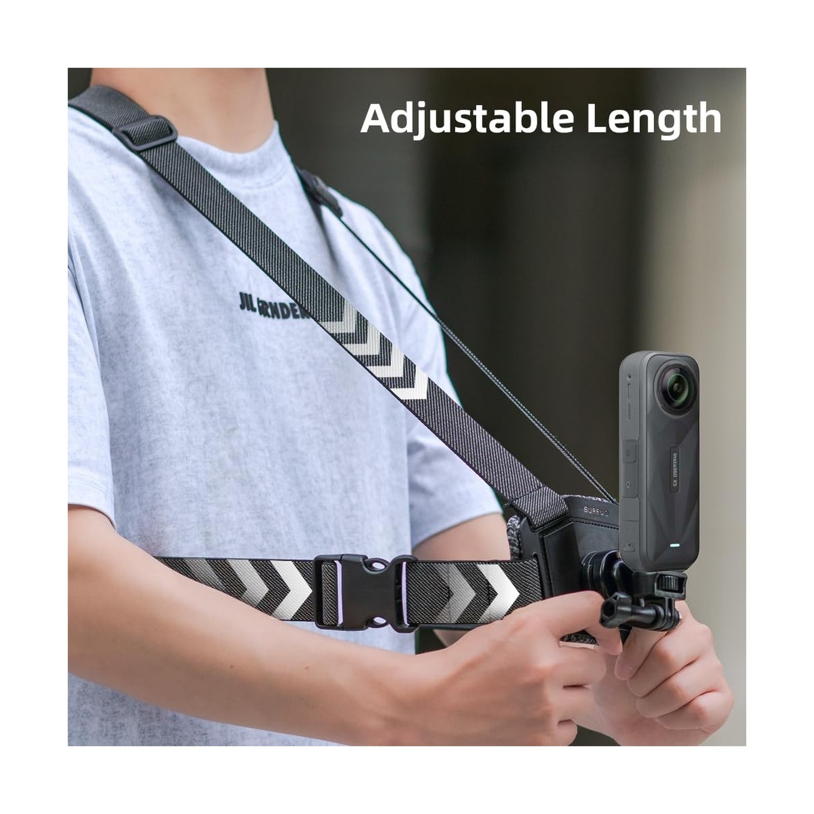 Quick Release Adjustable Chest Mount Harness Strap，Chest Strap ... FAST U
