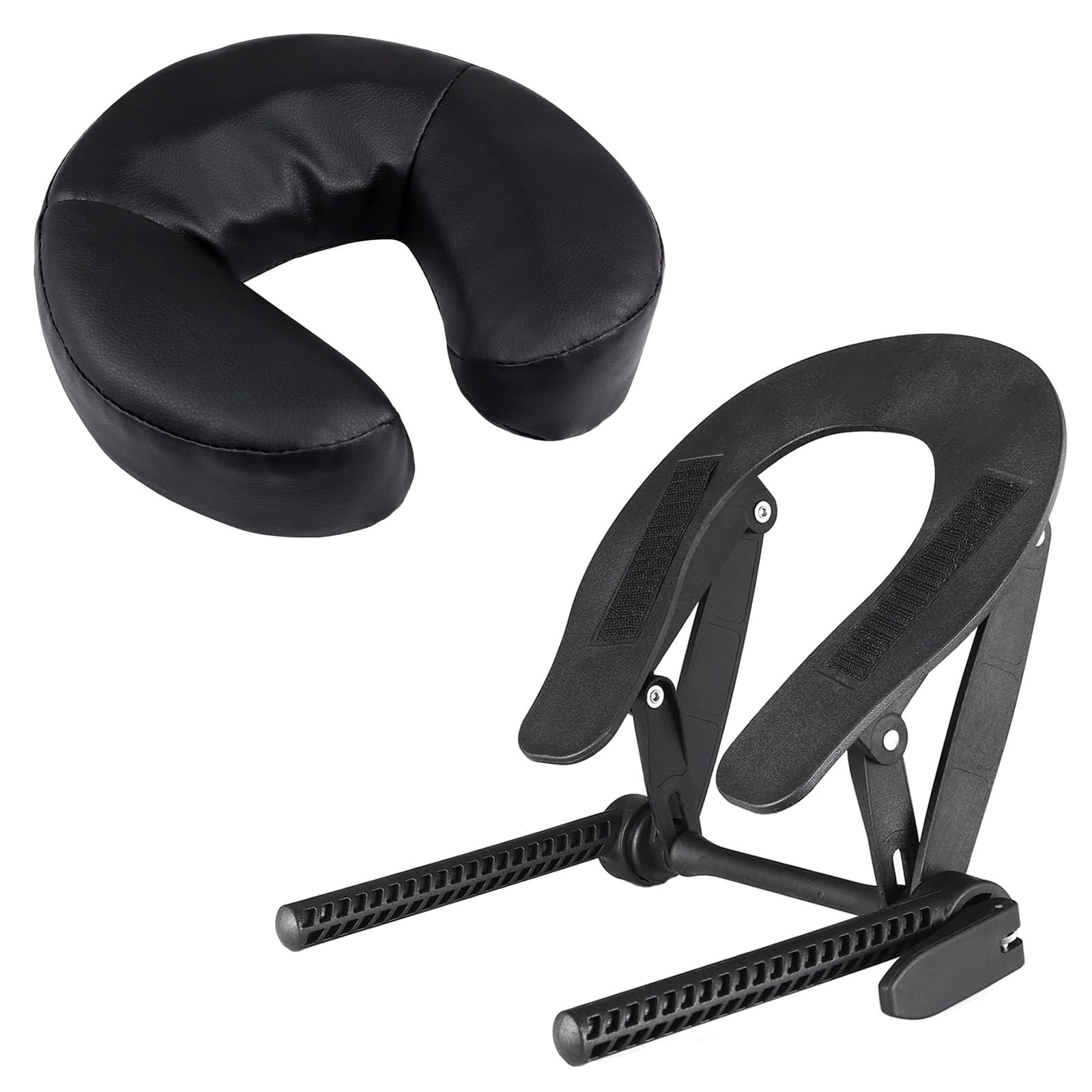 Universal Face Cradle & Cushion for Massage Table, Adjustable Massage Headres...