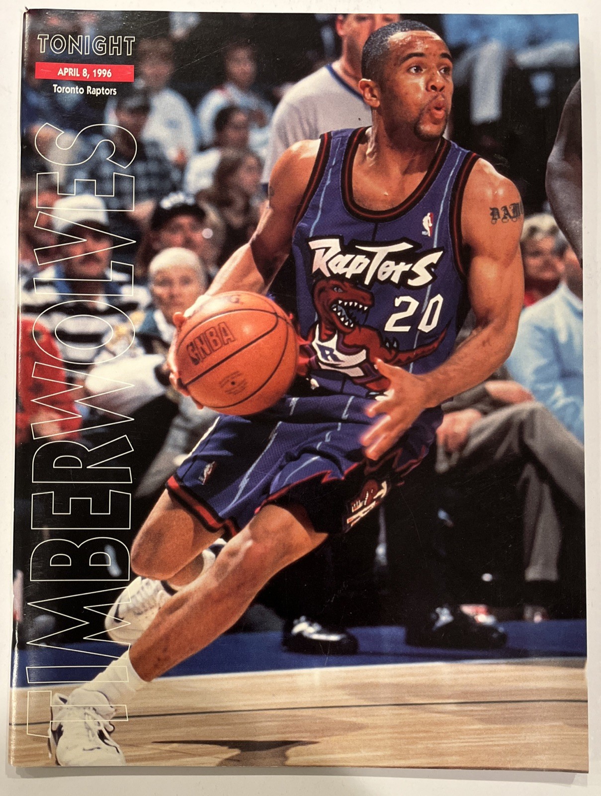 Minnesota Timberwolves Vs Toronto Raptors NBA Program April 8, 1996 (G3)
