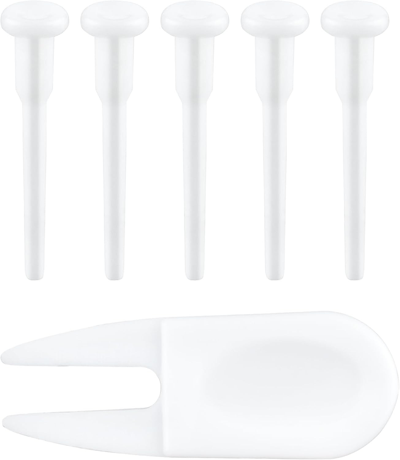 6 PCS Yoga Ball Replacement Plugs and Plug Puller Kit, Pilates Ball Air Stopper