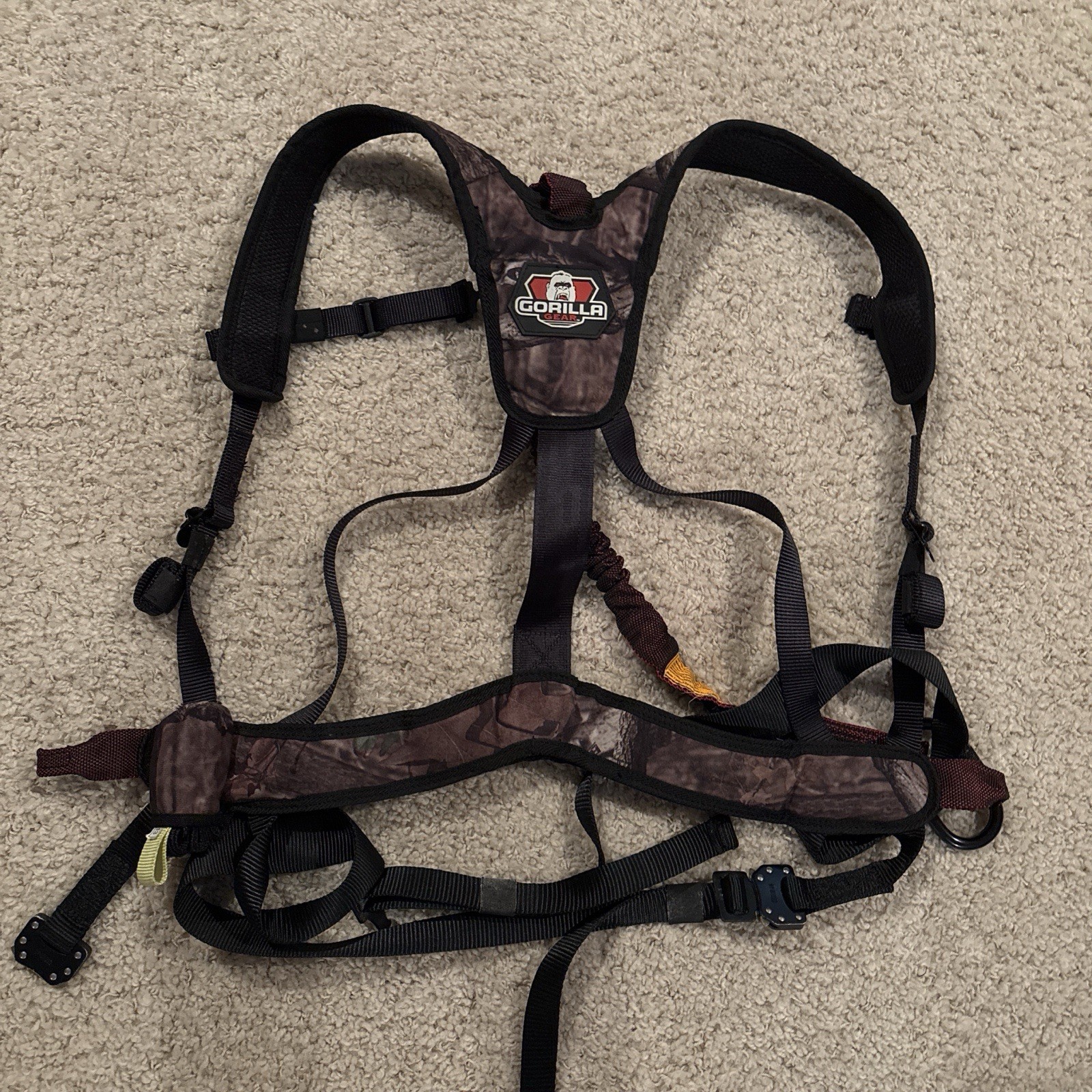 Gorilla Gear G-TAC Air Men’s Safety Harness MOBUI Camouflage (Read Description)