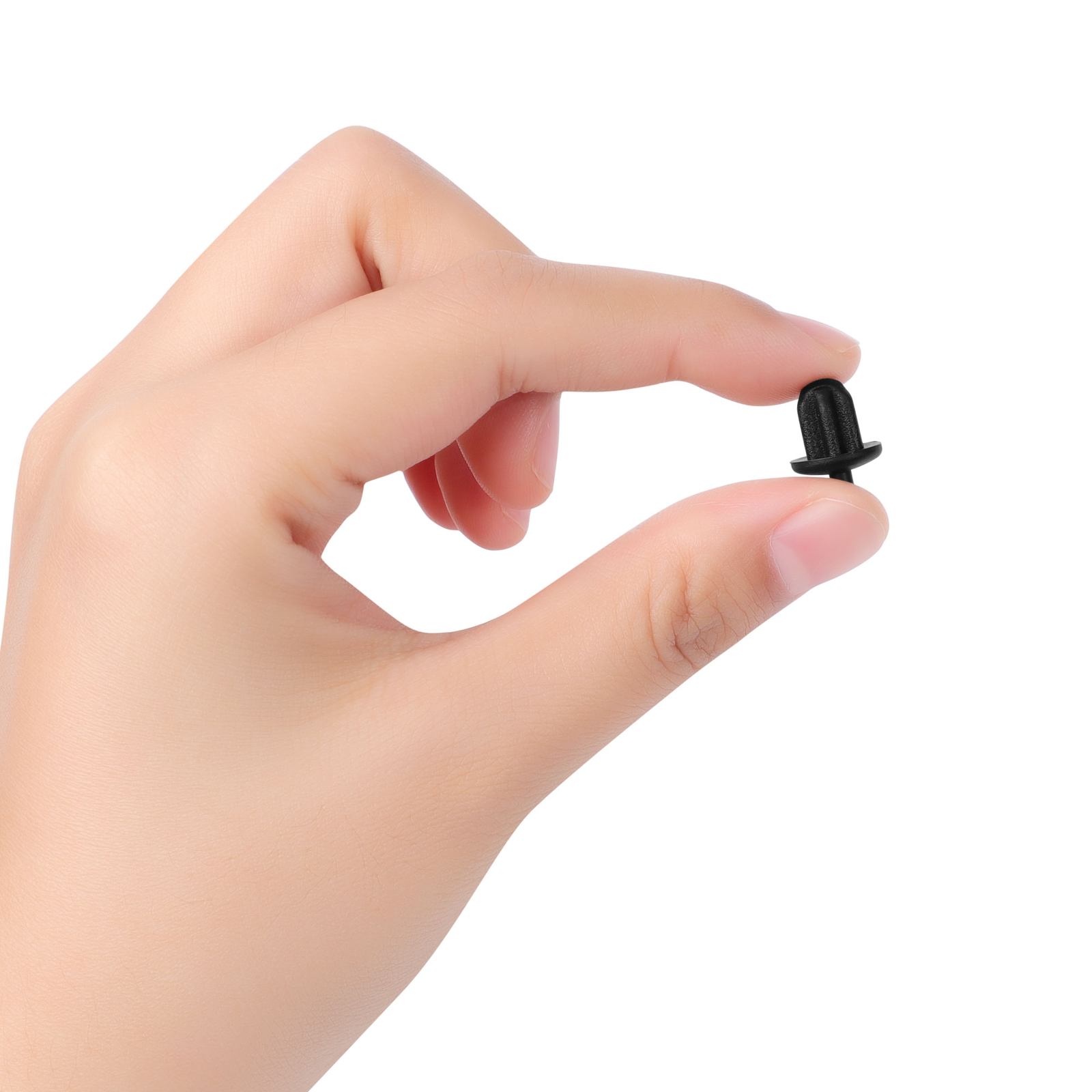 10PCS Black Rubber 6.35mm Audio Jack PC DVD Microphone Socket Dust Cover