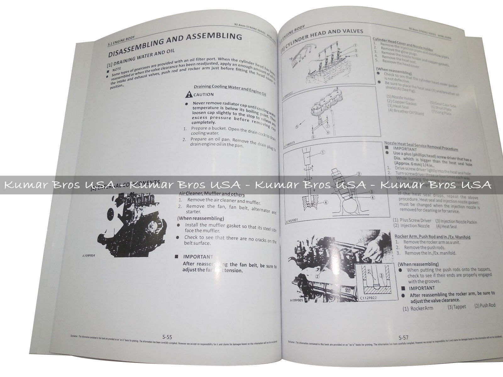 New WORKSHOP MANUAL FITS Kubota V2403 Engine
