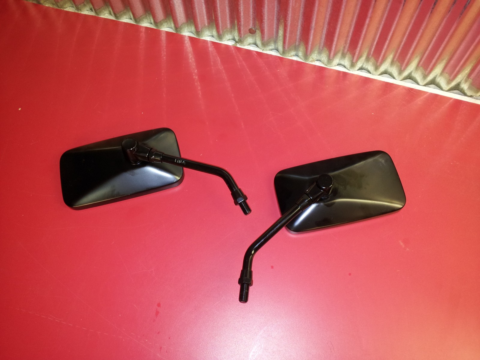 Yamaha XS1 XS2 XS 400 & 650 Special/II Heritage pair BLACK MIRRORS left & right