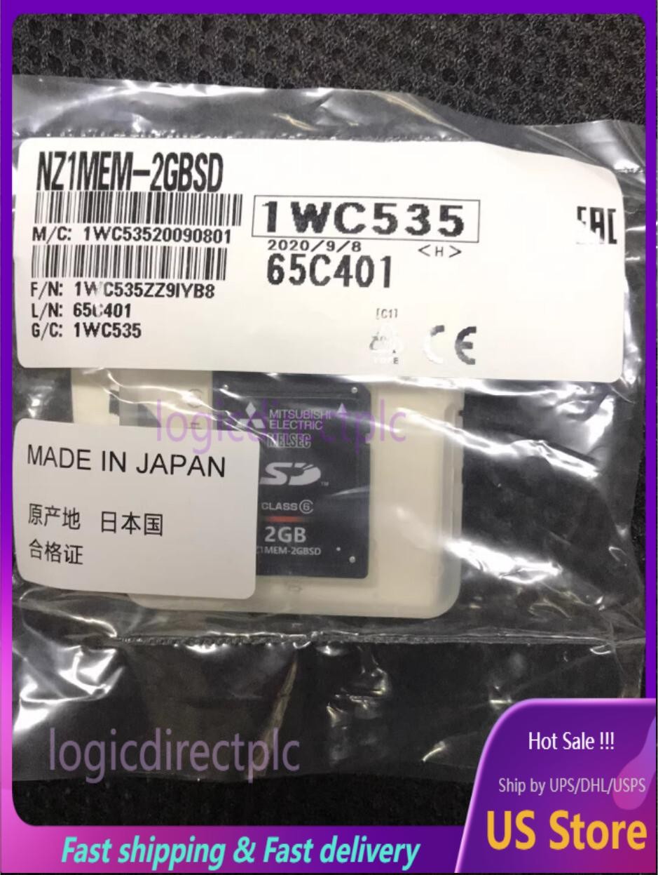 1PC New Mitsubishi NZ1MEM-2GBSD NZ1MEM2GBSD 2GB Memory Card Free Ship #TT