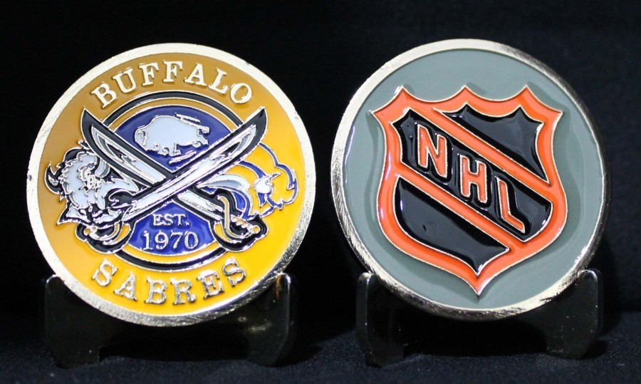 NHL BUFFALO SABRES SPORTS COLLECTIBLE CHALLENGE COIN NEW