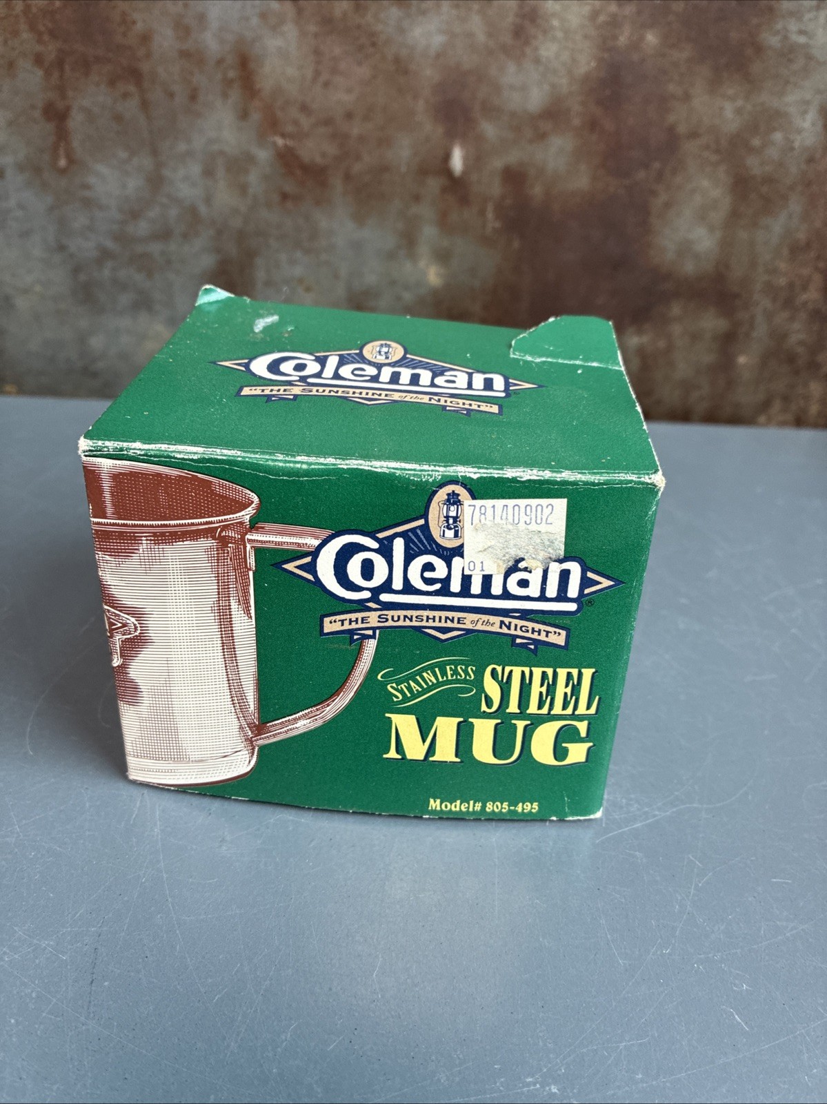 Coleman Vintage Stainless Steel Camping Mug the Sunshine of the Night