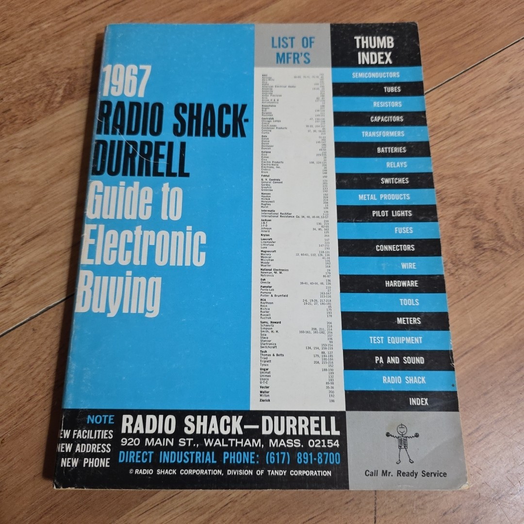 Radio Shack 1967 Guide to Electronic Buying Vintage Radio Durrell
