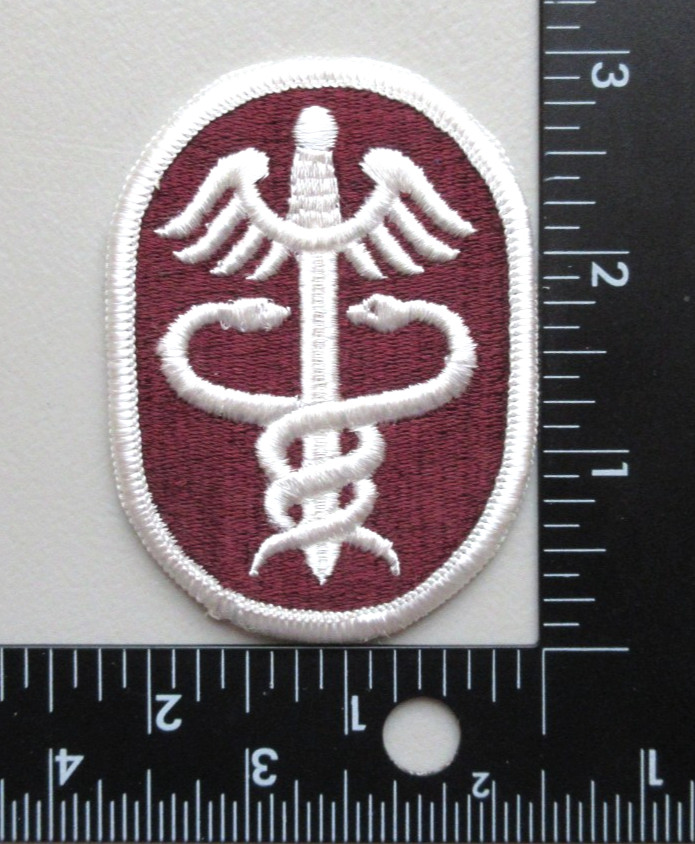 ⭐U.S. ARMY HEALTH SERVICES COMMAND INSIGNIA MILITARY COLLECTIBLE SEW ON PATCH