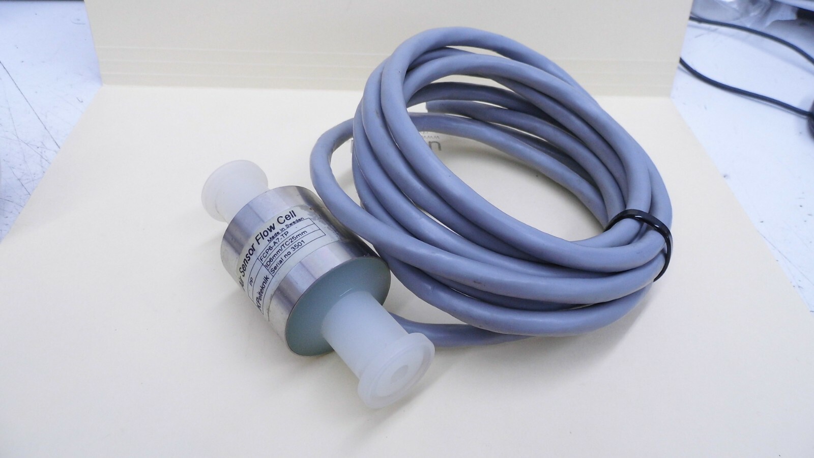 KP ELTEKNIK FCP6-A7-TP PP AIR SENSOR FLOW CELL I.D. 6mm/TC 25mm