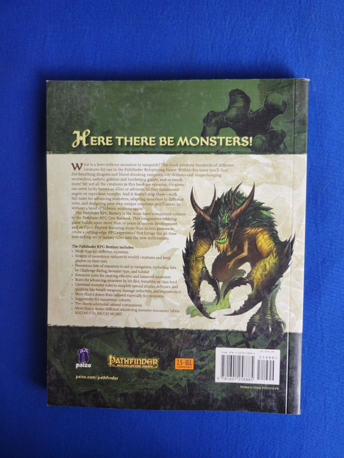 Bestiary Pocket Edition - Pathfinder Roleplaying Game