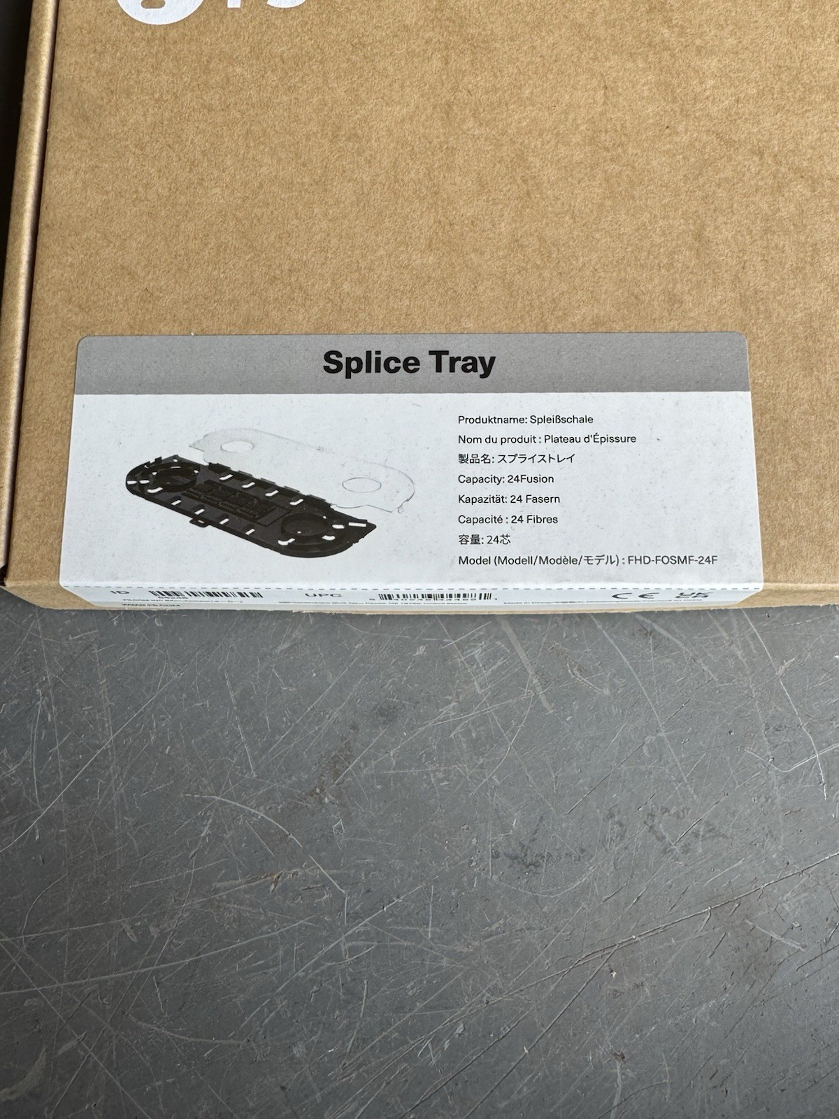 FS Fiber Optical Splice Tray 24 Fusion for FHD RM Fiber Enclosure FHD-FOSMF-24F