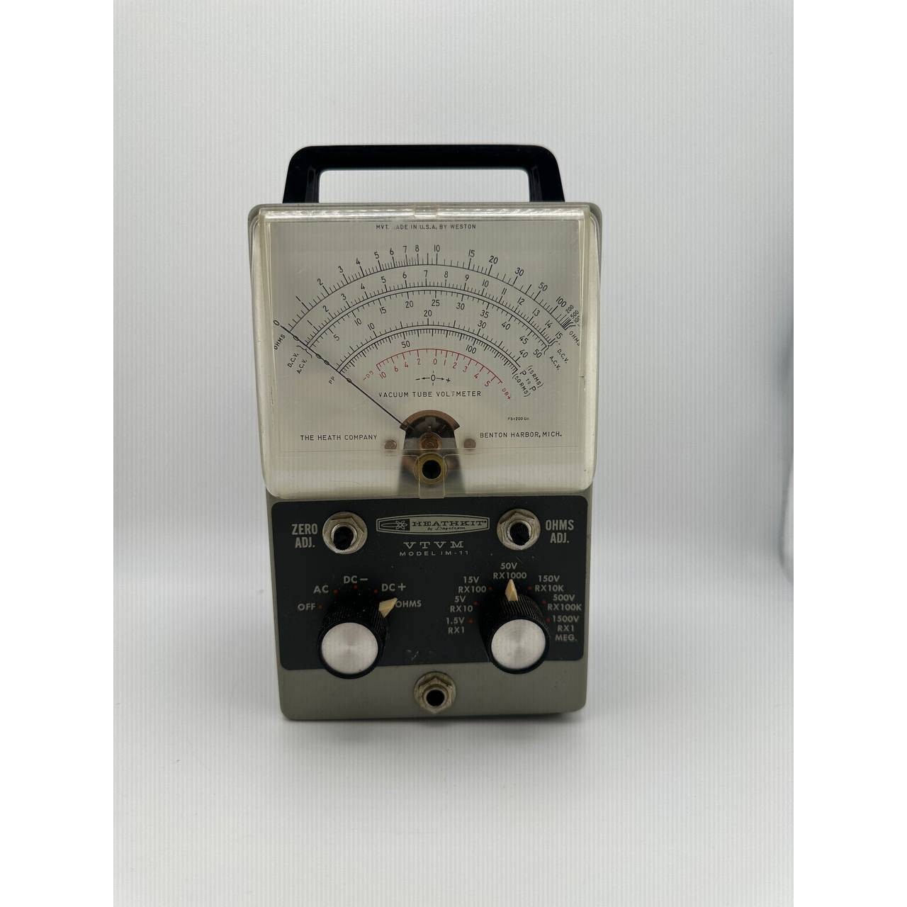 Vintage Heathkit IM-11 Vacuum Tube Voltmeter VTVM Analog Tester - 059 (67)