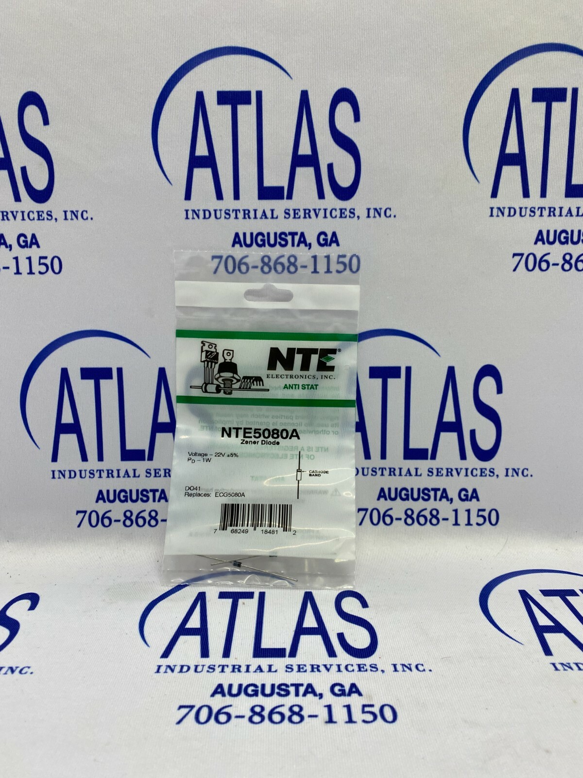NTE NTE5080A Zener Diode, 22V, 1W, 5% Tol ***AUTHORIZED NTE DISTRIBUTOR***