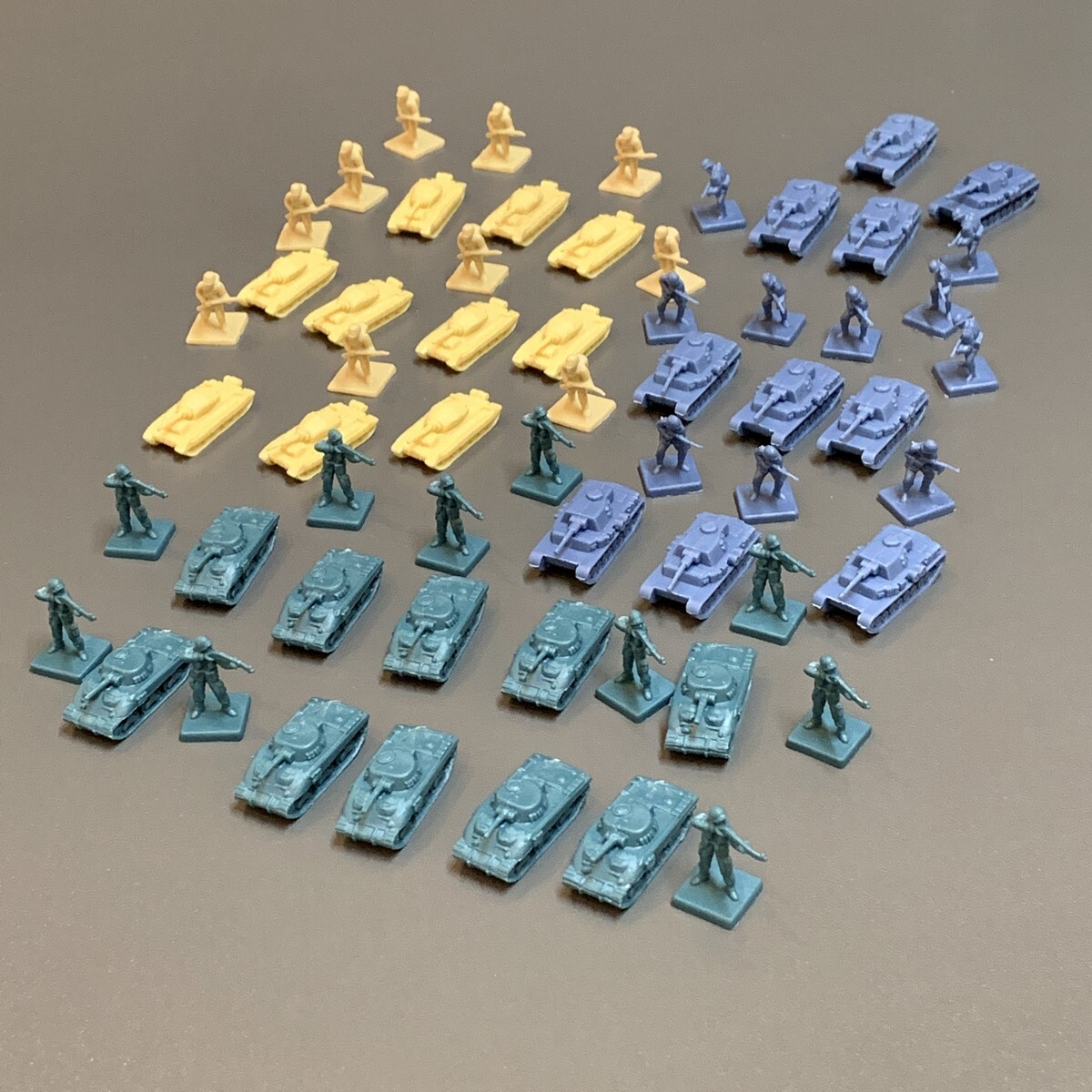 Lot 60Pcs Tank Miniature Memoir Board Game Military Battle Wargame Figure Models
