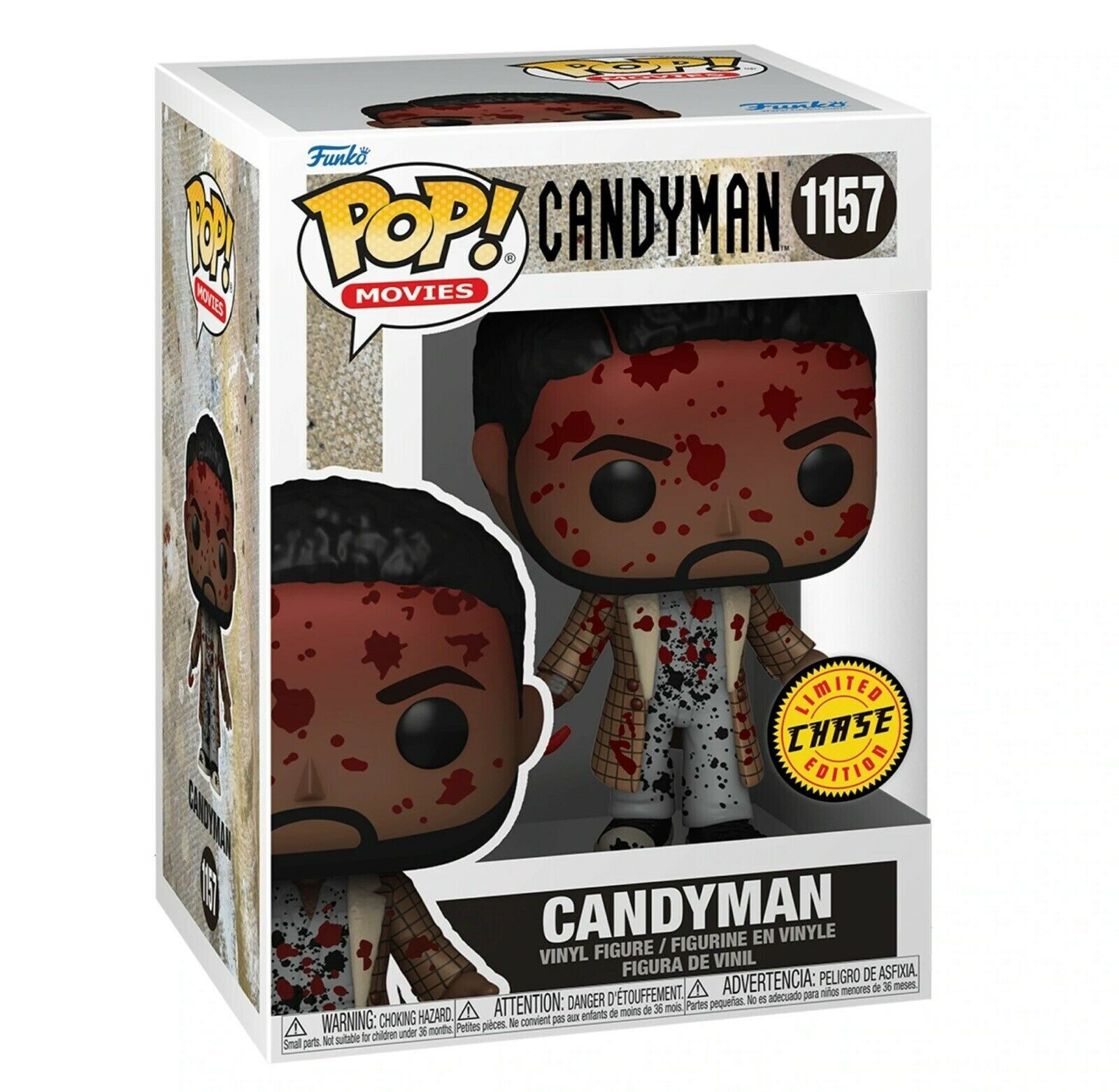 FUNKO POP MOVIES 1157 CANDYMAN LIMITED CHASE EDITION - BLOODY VERSION